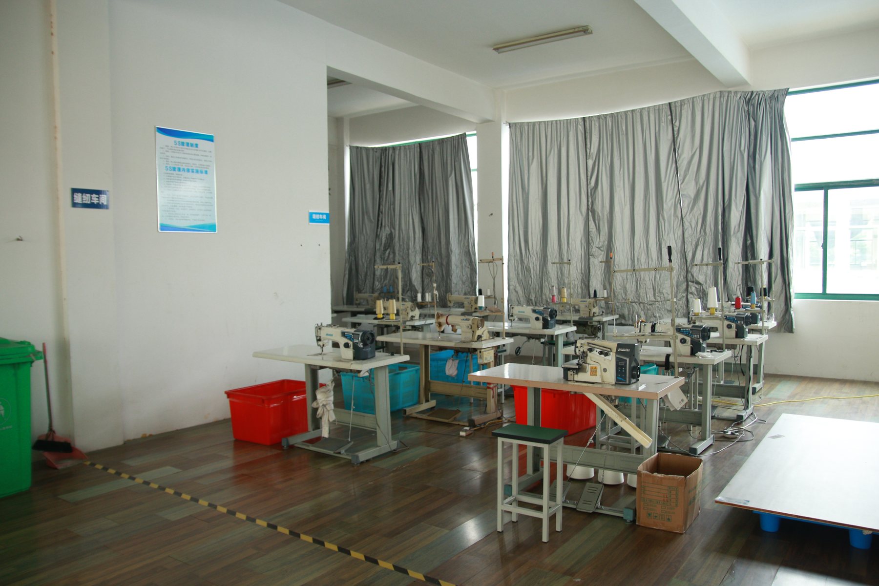 Factory finishing area